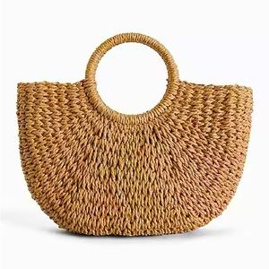 NWT Express‎ Woven Straw Tote Bag